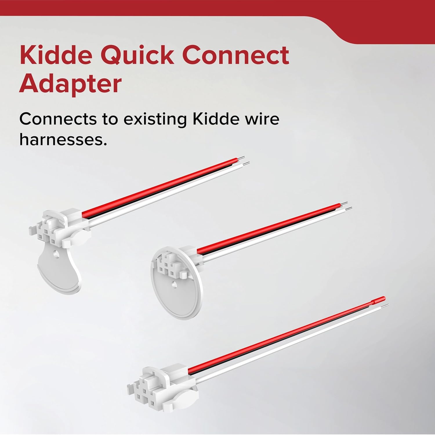 Kidde Quick Connect Smoke Detector Adapter Plug, Smoke Alarm Wiring Harness, Compatible with Kidde Hardwired Smoke, Carbon Monoxide, & Combination Smoke & Carbon Monoxide Detectors image 5